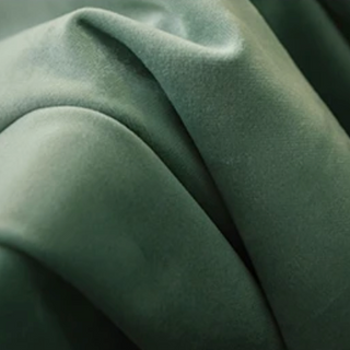 blackout velvet curtain thick luxury olive green velvet drapes rod pocket lifestyle view