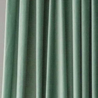 blackout velvet curtain thick luxury olive green velvet drapes rod pocket set view