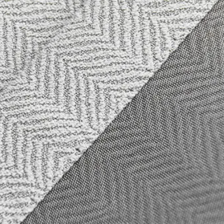luxury blackout curtain grey polyester knitted room darkening drapes lifestyle view