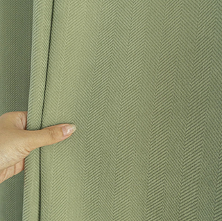 luxury blackout curtain fiamma neri green room darkening drapes polyester panels product view