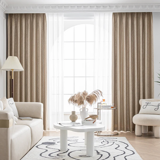 insulated blackout curtain luxury thermal drapes noise reducing floor-length panels close-up