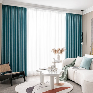 insulated blackout curtain scandinavian luxury thermal curtains grommet top side view