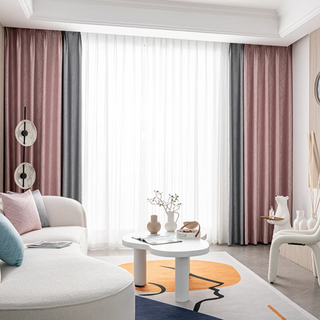 insulated blackout curtain scandinavian thermal drapes luxury ceiling to floor panels close-up