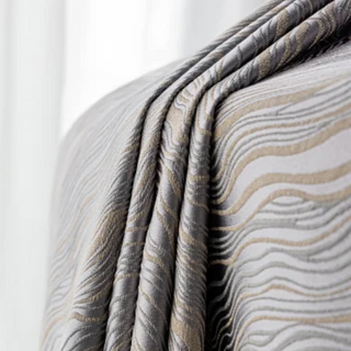 blackout curtain malmö contour detail grey modern privacy enhancing drapes lifestyle view