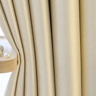 soundproof blackout curtain beige polyester curtains grommets noise reducing set view