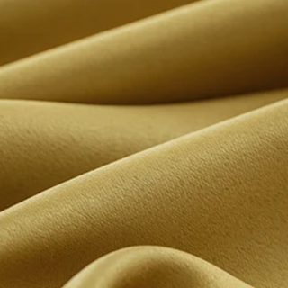 soundproof blackout curtain yellow ceiling to floor noise reducing drapes front view