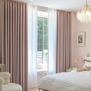 soundproof blackout curtain luxury polyester drapes noise reduction privacy side view