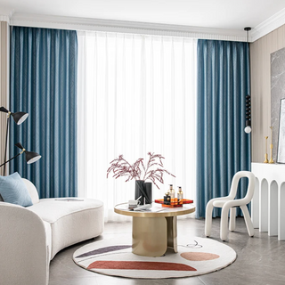 insulated blackout curtain scandinavian thermal energy saving drapes close-up