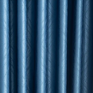 insulated blackout curtain scandinavian luxury indian blue thermal drapes front view