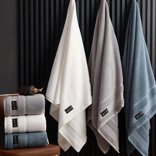 cotton bath towel luxury scandinavian quick drying soft grey linen towel close-up