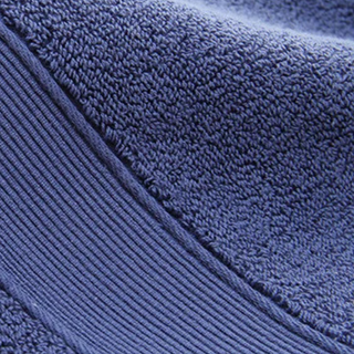 cotton bath towel set high absorbency navy luxury soft towels close-up