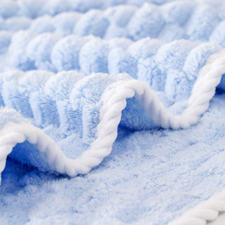 coral velvet bath towel set plush grid design quick drying high absorption lifestyle view