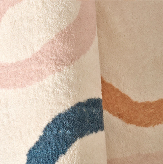 modern minimalistic rug luxury european abstract area rug non slip polyester carpet detail
