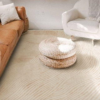 modern minimalistic rug european luxury abstract area rug non slip carpet lifestyle view