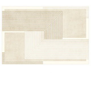 modern minimalistic rug abstract area rug non slip carpet quick drying front view