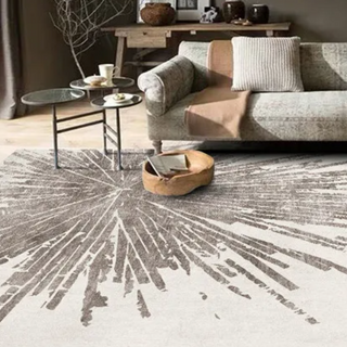 modern minimalistic rug european luxury polyester floor rug dream weave side view
