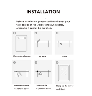 LED round smart defogging bathroom mirror lifestyle view