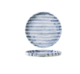 ceramic mug collection handcrafted toscana grey blue striped coffee cups set side view