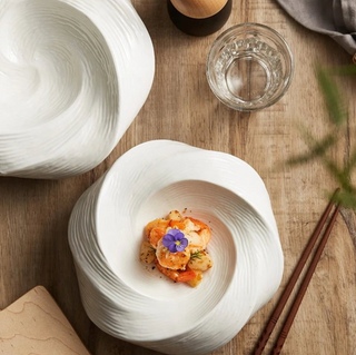ceramic serving plate earthworks imperial plate collection handcrafted porcelain dinnerware set view