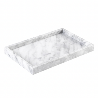 marble storage tray earthworks european minimalist round handcrafted stone organizer detail