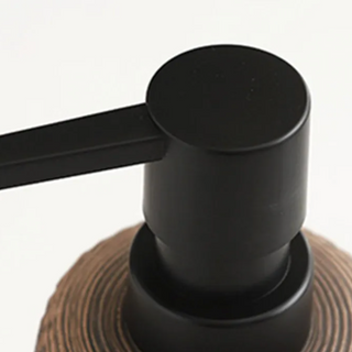 handcrafted ceramic soap dispenser 400ml storage solution bottle bathroom detail