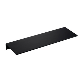 black electroplated aluminum wall shelf kitchen storage minimalist organizer set view