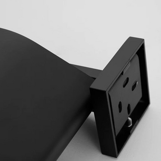 covered toilet roll holder black stainless steel bathroom hardware wall mount detail