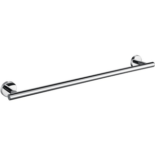 silver towel hanger modern 304 stainless steel bathroom accessory brushed polished finish detail