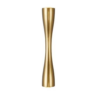 Minimalist Nordic brass outdoor wall lamp — waterproof LED fixture