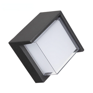 Boxer square LED outdoor wall lamp — aluminum IP65-rated fixture