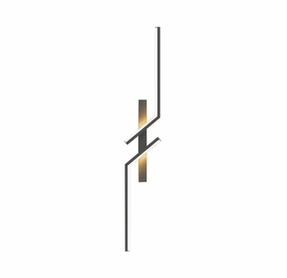 Strip LED wall lamp with premium acrylic shade — modern aluminum fixture