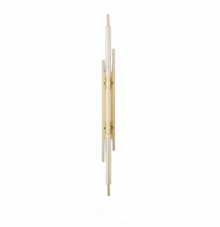 Katana slim brass LED wall sconce — designer lighting fixture
