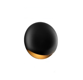 Nordic wall sconce illuminated — minimalist warm white LED fixture