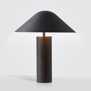 Modern metal lamp close-up — adjustable shade E27 detail