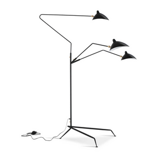 Three-head metal insect designer floor lamp – E27 fixture