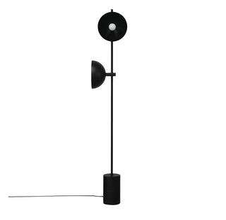 STUDIO modern black floor lamp room view – LED powder-coated