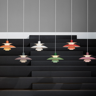 Pendant Light - Modern Metal Pendant with Dimmable LED Bulb & Glare Free Lighting
