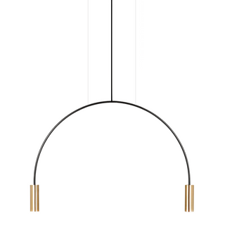 Arca brass handcrafted pendant lamp — modern interior ceiling light