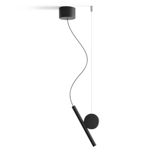 Duo suspension pendant black — indoor LED hanging lamp