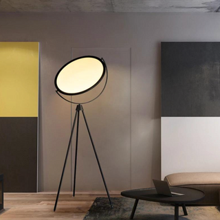 SUPERLOON LED floor lamp – metal acrylic side profile modern