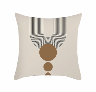 pattern pillowcases abstract cushion covers durable polyester cotton fabric front view