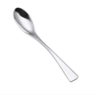 dessert spoon fork sardinia 20cm stainless steel eco friendly cutlery set close-up