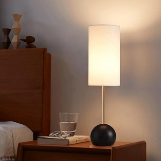 Touch table lamp adjustable brightness — modern LED side angle