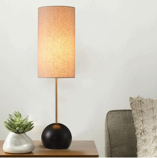 Touch lamp LED adjustable — modern brightness close-up