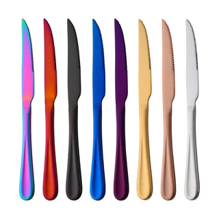 napoli steak knives 4 piece kitchen steak knife set stainless steel cutlery alternate view