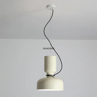 Industrial Pendant Light – Modern Wrought Iron Lighting Fixture for Bedroom & Restaurant