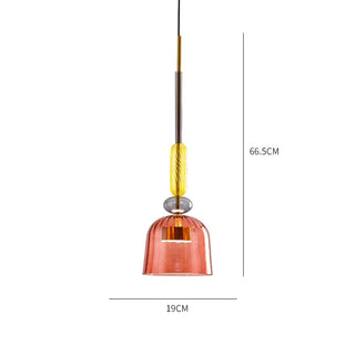 Colorful Pendant Lamp – Nordic Style Geometric Pendant Light with LED Energy Efficient Lighting