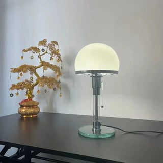 Nordic Desk Lamp – Scandinavian Glass Metal Lamp with LED Lighting & Touch Switch