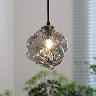 Scandinavian Pendant Lamp – Modern Hanging Lamp with Lava Glass Lighting