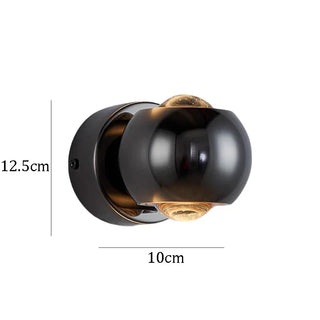 Aluminum Wall Light – Minimalist Adjustable Dual Beam Spherical Wall Sconce